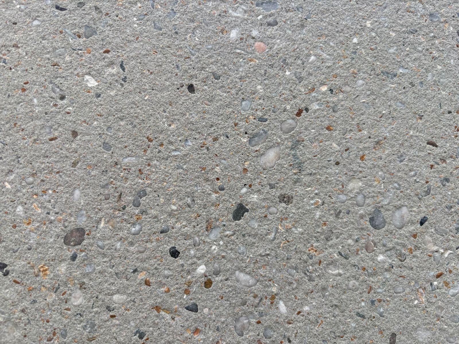 Close-up van licht gestraald beton